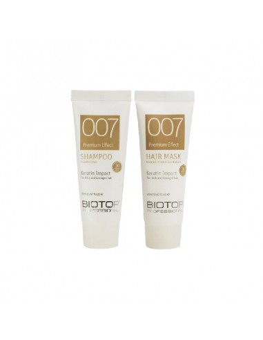 Biotop 007 - Keratin Impact Shampoo & Mask Travel Duo