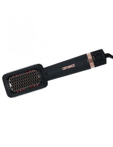 amika - Double Agent - 2-in-1 Straightening Blow Dryer Brush