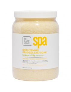BCLspa - Lemon & Lily With Kojic Acid Dead Sea Salt Soak - 1814g