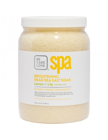 BCLspa - Lemon & Lily With Kojic Acid Dead Sea Salt Soak - 1814g