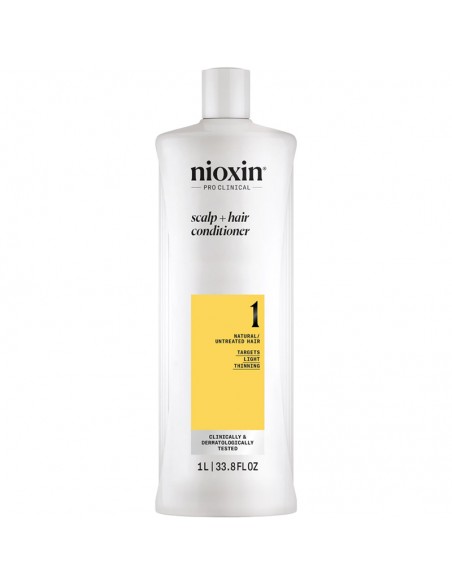 Nioxin System 1 Scalp + Hair Conditioner - 1000ml