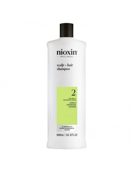 Nioxin System 2 Scalp + Hair Shampoo - 500ml