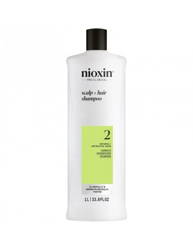 Nioxin System 2 Scalp + Hair Shampoo - 1000ml