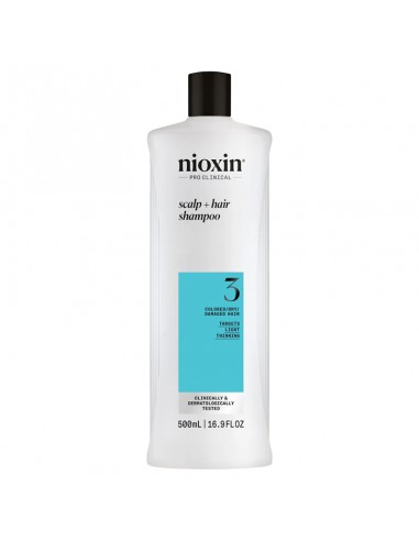 Nioxin - System 3 - Scalp + Hair Shampoo - 500ml