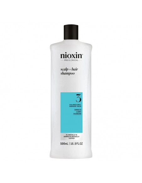 Nioxin - System 3 - Scalp + Hair Shampoo - 500ml