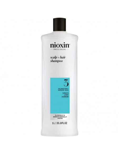 Nioxin - System 3 - Scalp + Hair Shampoo - 1000ml