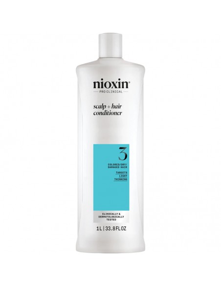 Nioxin - System 3 - Scalp + Hair Conditioner - 1000ml