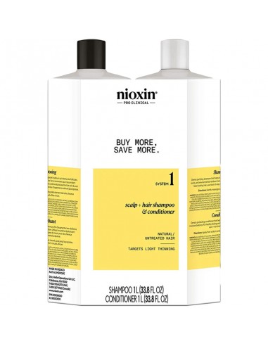 Nioxin - System 1 - Litre Duo