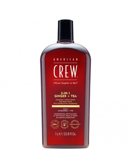 American Crew - 3-in-1 Ginger + Tea - 1000ml