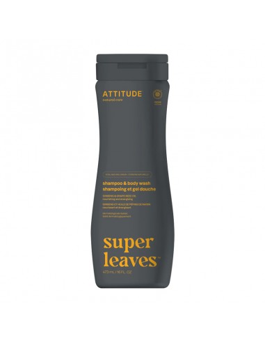 Attitude - Super Leaves - 2-In-1 Shampoo and Body Wash Sport - 473ml