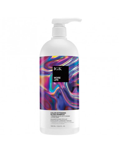 IGK - More Life - Color Extending Gloss Shampoo - 1000ml