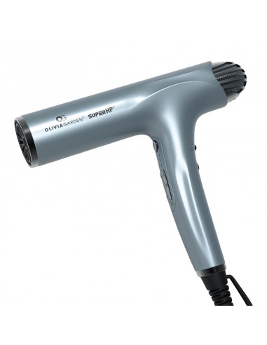 Olivia Garden - SuperHP - High Performance Hair Dryer Silver Blue