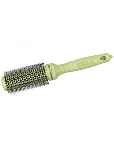 Olivia Garden - Ceramic + Ion Blossom - Round Thermal Brush 1 3/8 Inch Green