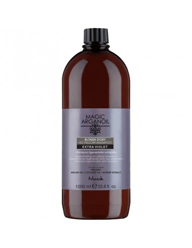 Nook - Magic ArganOil - Blonde Story No Yellow Shampoo - 1000ml