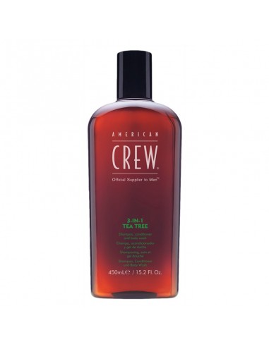 American Crew 3-IN-1 Tea Tree Shampoo - 450ml