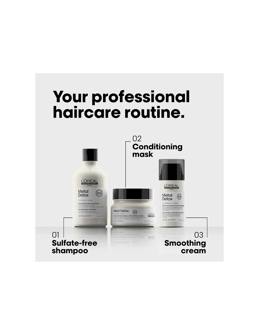 LOREAL - Metal Detox - Shampoo - 300ml LOREAL - Metal Detox - Shampoo - 300ml
