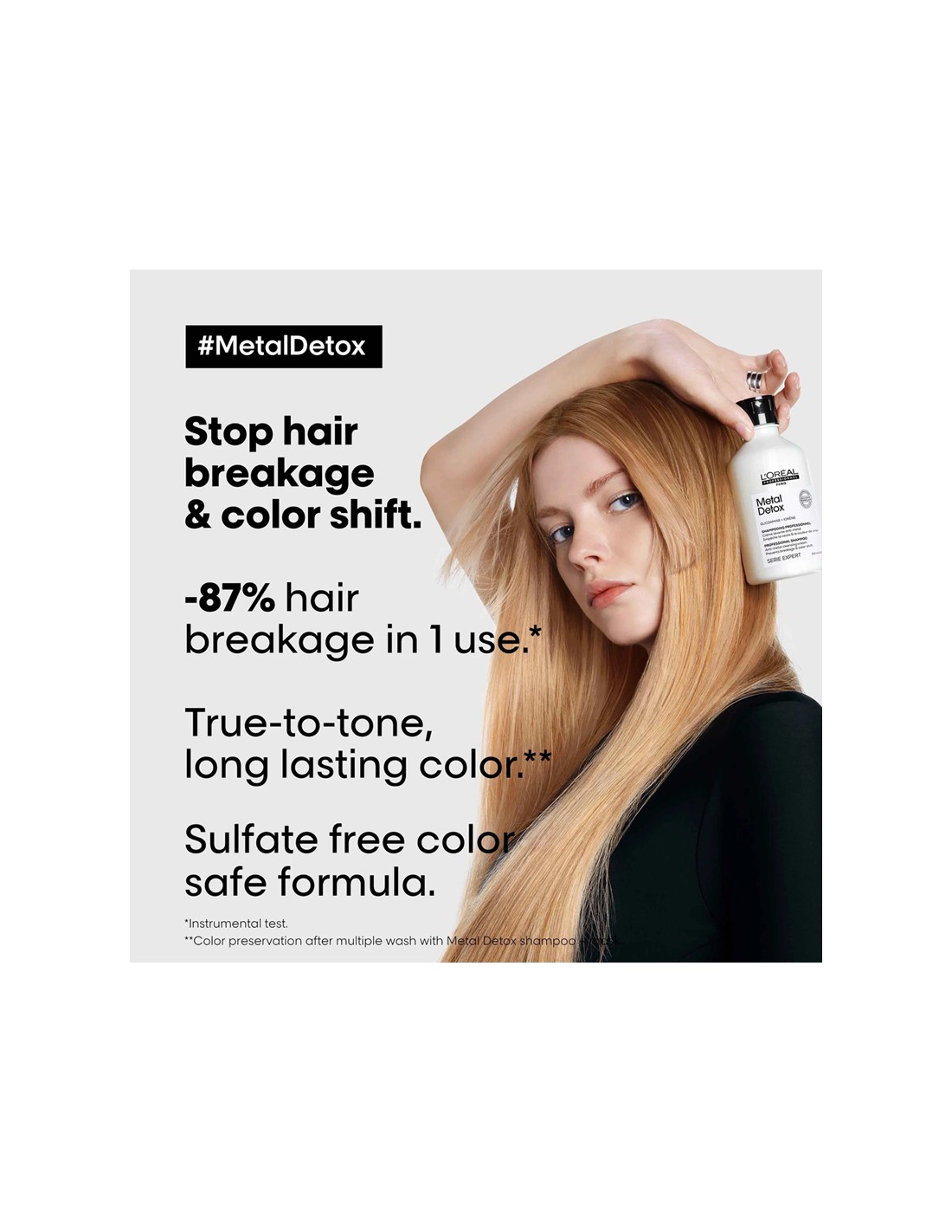 LOREAL - Metal Detox - Shampoo - 300ml LOREAL - Metal Detox - Shampoo - 300ml