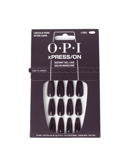 OPI XPRESS ON - Long Coffin - Lincoln Park After Dark