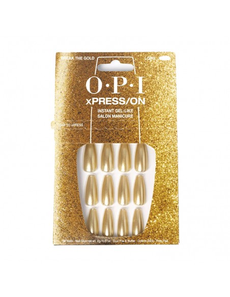 OPI XPRESS ON - Long Coffin - Break The Gold