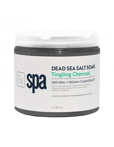 BCLspa - Tingling Charcoal Dead Sea Salt Soak - 454g