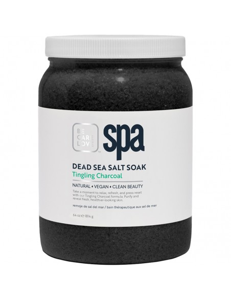 BCLspa - Tingling Charcoal Dead Sea Salt Soak - 1814g