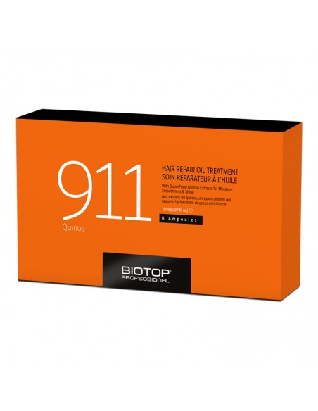 Biotop 911 - Quinoa Repair Oil Treatment Ampoules - 6x11ml