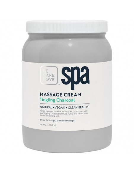 BCLspa - Tingling Charcoal Massage Cream - 1892ml