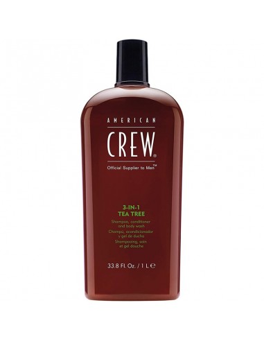 American Crew - 3-IN-1 Tea Tree Shampoo - 1000ml