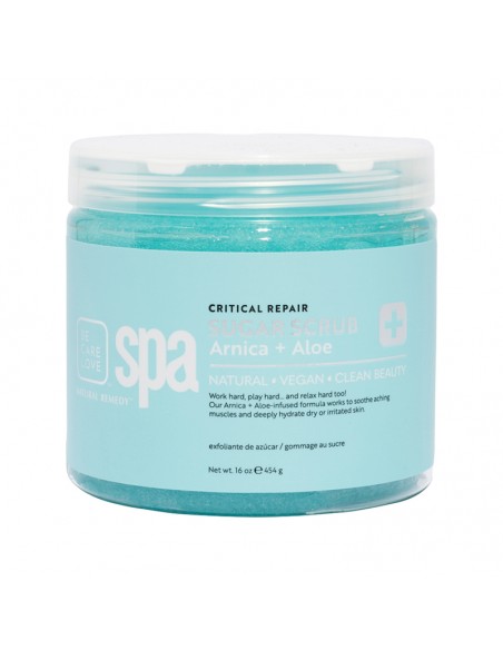 BCLspa - Arnica + Aloe Critical Repair Sugar Scrub - 454g