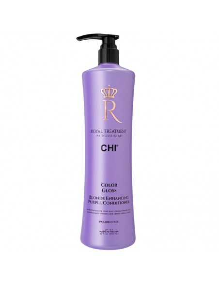 CHI Royal - Color Gloss - Blonde Enhancing Purple Conditioner - 946ml