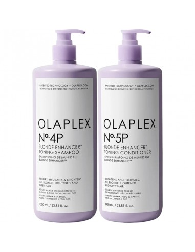 Olaplex - No. 4P & No. 5P Blonde Enhancer Toning Shampoo & Conditioner Duo 1000ml