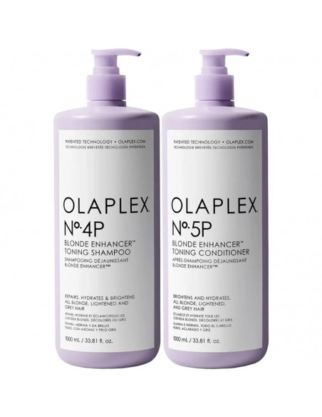 Olaplex - No. 4P & No. 5P Blonde Enhancer Toning Shampoo & Conditioner Duo 1000ml