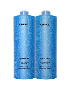 amika - Hydro Rush - Intense Moisture Shampoo & Conditioner Duo 1000ml
