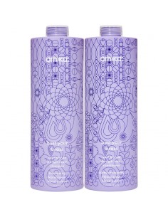 amika - Bust Your Brass - Cool Blonde Repair Shampoo & Conditioner Duo 1000ml
