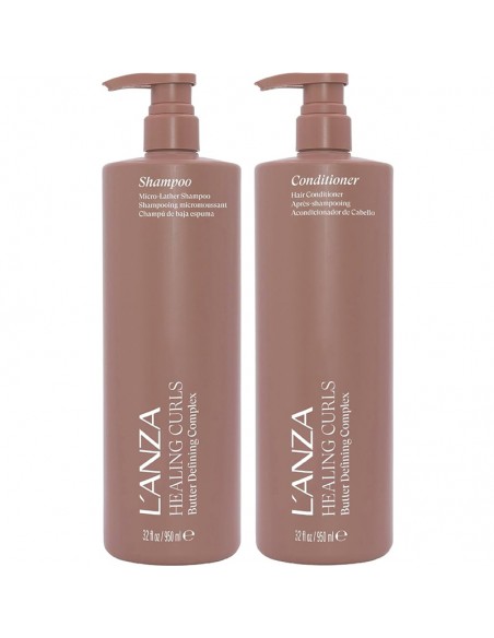 LANZA Healing Curls - Butter Shampoo & Conditioner Duo - 950ml