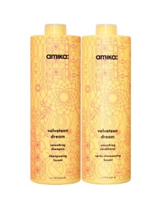 amika - Velveteen Dream - Smoothing Shampoo & Conditioner Duo 1000ml