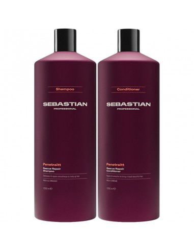 Sebastian - Penetraitt - Rescue Repair Shampoo & Conditioner Duo 1000ml