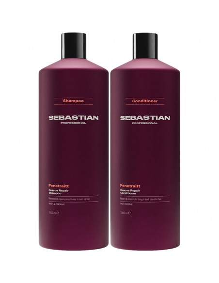 Sebastian - Penetraitt - Rescue Repair Shampoo & Conditioner Duo 1000ml