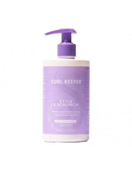 Curl Keeper - Style & Scrunch - Finishing Shimmer Cream - 355ml