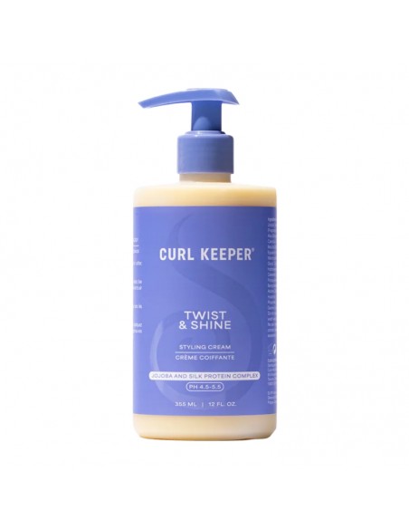 Curl Keeper - Twist & Shine - Styling Cream - 355ml