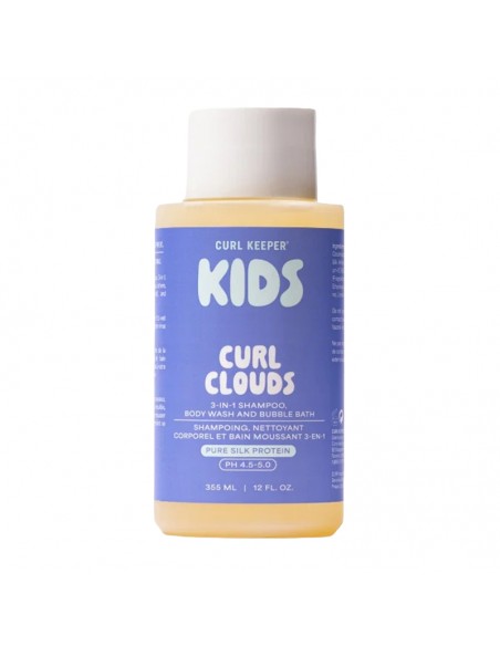 Curl Keeper Kids - Curl Clouds - 3-in-1 Shampoo Body Wash & Bubble Bath - 355ml