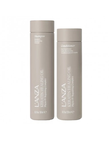 LANZA Keratin Healing Oil - Shampoo & Conditioner Duo