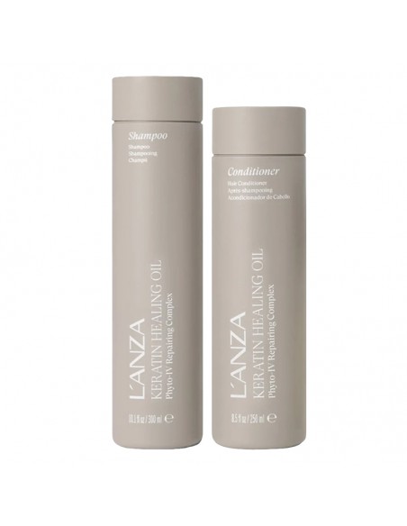 LANZA Keratin Healing Oil - Shampoo & Conditioner Duo