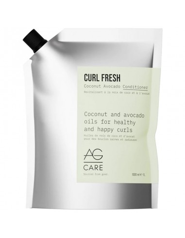 AGcare Curl Fresh Coconut Avocado Conditioner - 1000ml Refill