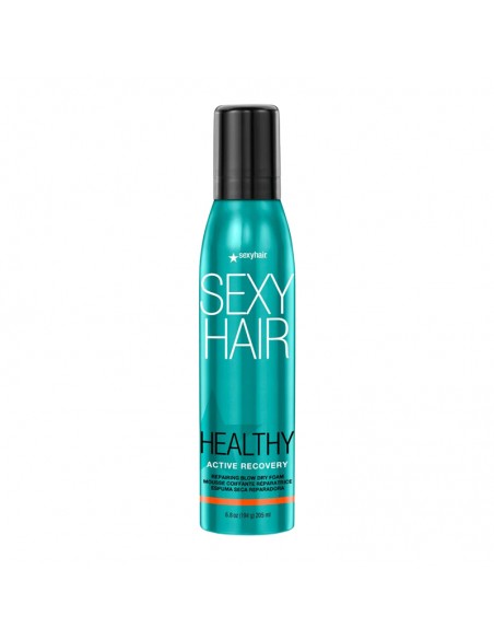 Sexy Hair Healthy Active Recovery Repairing Blow Dry Foam - 205ml