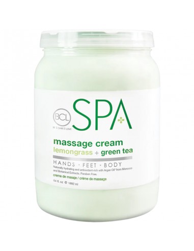 BCLspa Lemongrass & Green Tea Massage Cream - 1892ml
