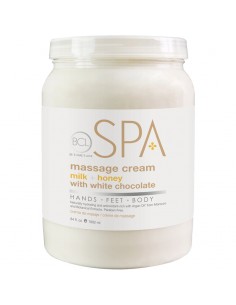 BCLspa Milk & Honey With White Chocolate Massage Cream - 1892ml
