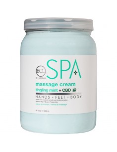 BCLspa Tingling Mint & CBD Massage Cream - 1892ml