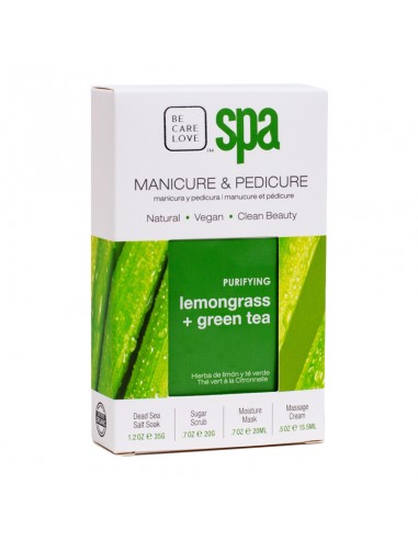 BCLspa Lemongrass & Green Tea Packette Box