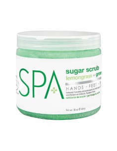 BCLspa - Lemongrass & Green Tea Sugar Scrub - 454g